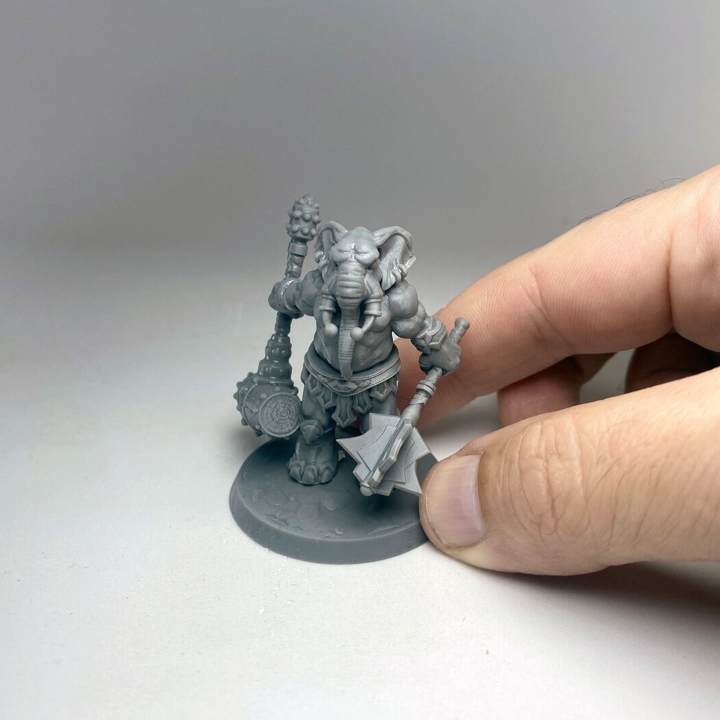 Thros-loxodon/ Elephant folk "Swapmini 47" For D&D Dungeons and Dragons • Tabletop Gaming • Wargaming miniatures