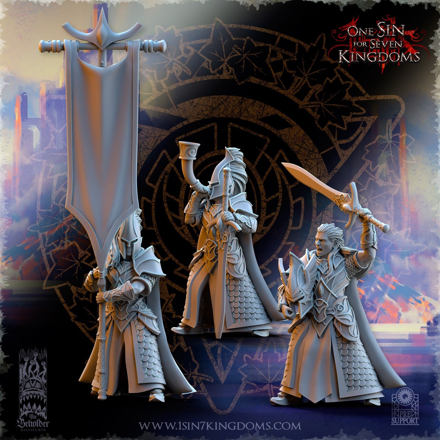 Silvermoor Elves Blades of Ashur by Beholder Miniatures