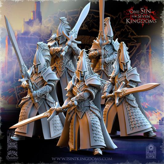 Silvermoor Elves Blades of Ashur by Beholder Miniatures