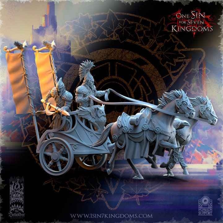 Silvermoor Elves Chariots by Beholder Miniatures