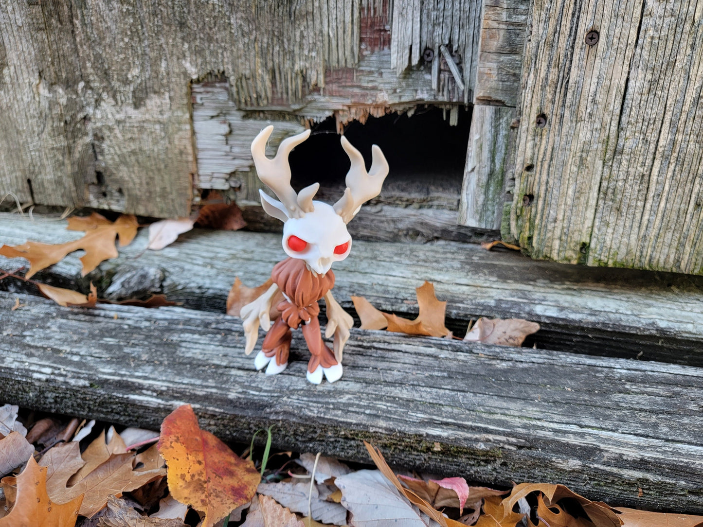 Wendigo Articulated Toy by Twisty Prints