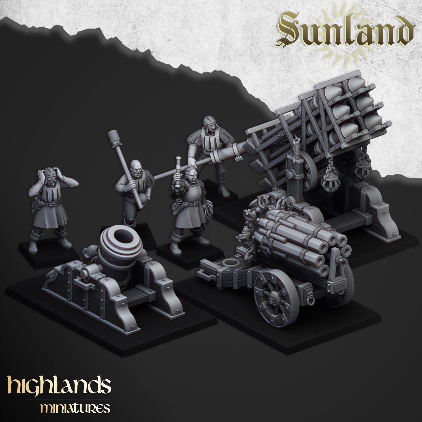 Artillery Unit of Sunland  by Highland Miniatures