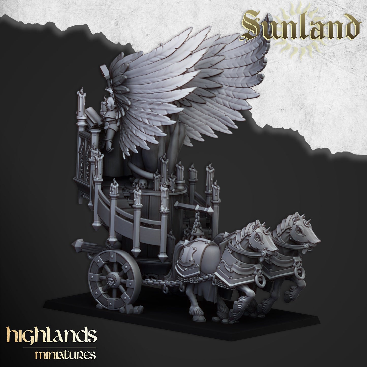 Altar on Chariot of Sunland  by Highland Miniatures