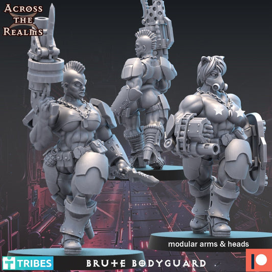 Brute Bodyguards  by Across the Realms Miniatures