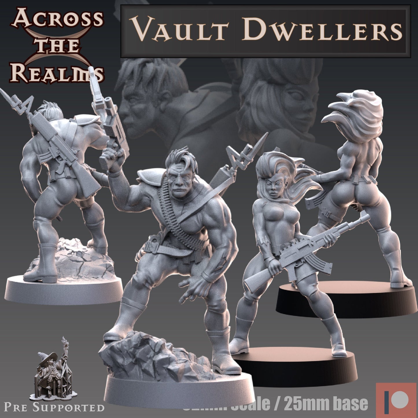 Vault Dwellers  by Across the Realms Miniatures