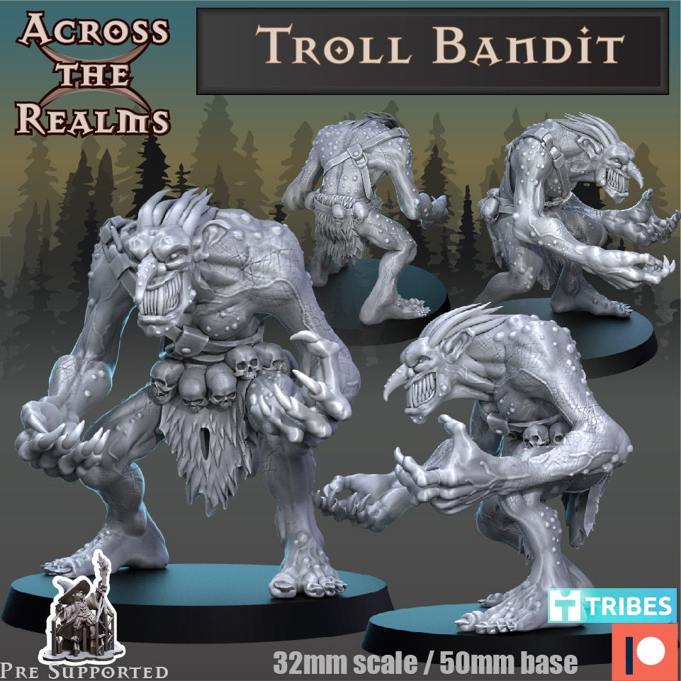 Trolls from the Dark Woods by Across the Realms Miniatures