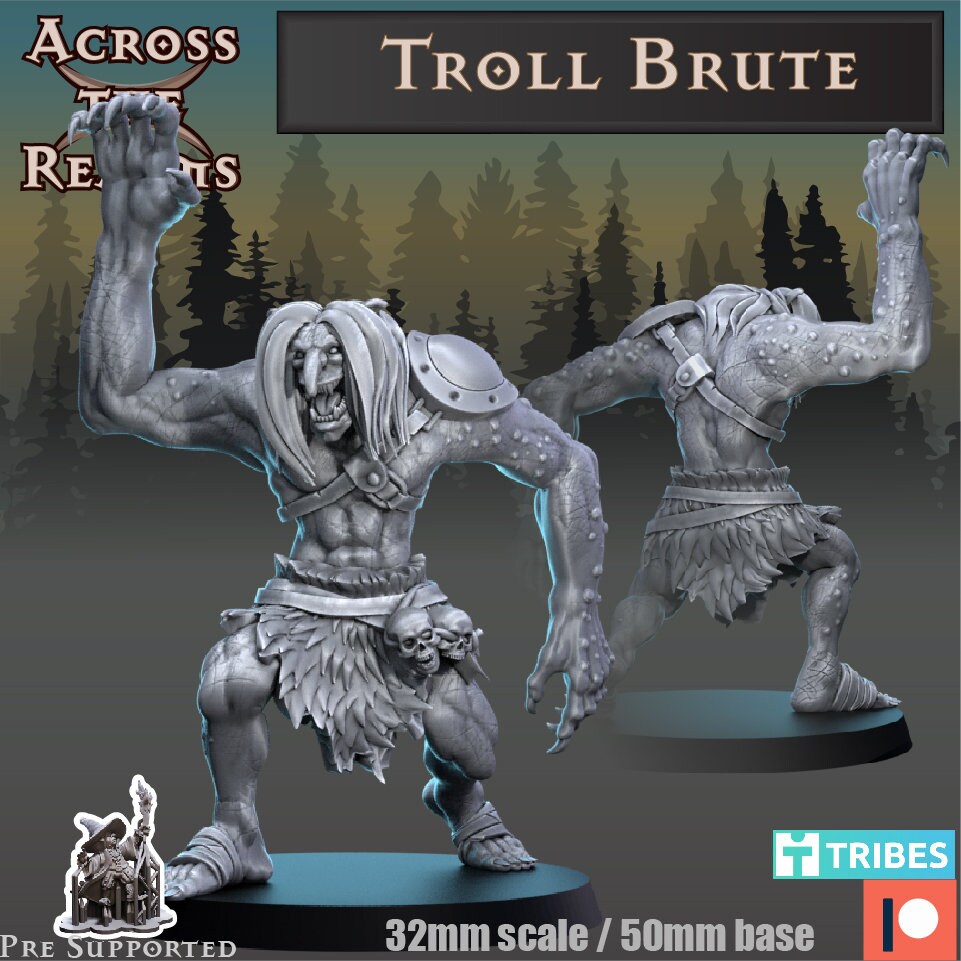 Trolls from the Dark Woods by Across the Realms Miniatures