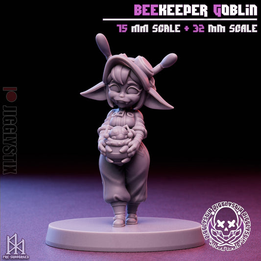 Bee Keeper Goblin by Jigglystix Pinup Factory Miniatures