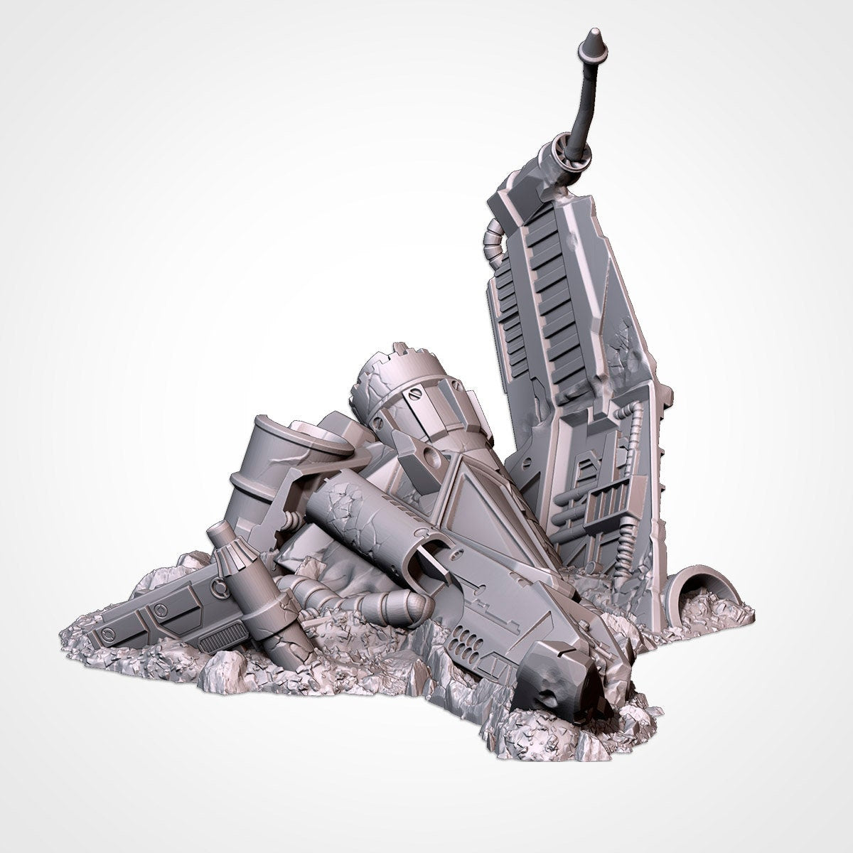 Crashed Spaceships by Txarli Factory Terrain