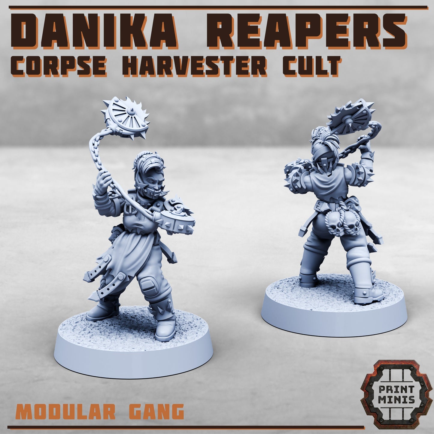 Danika Reapers Gang by Print Minis Miniatures