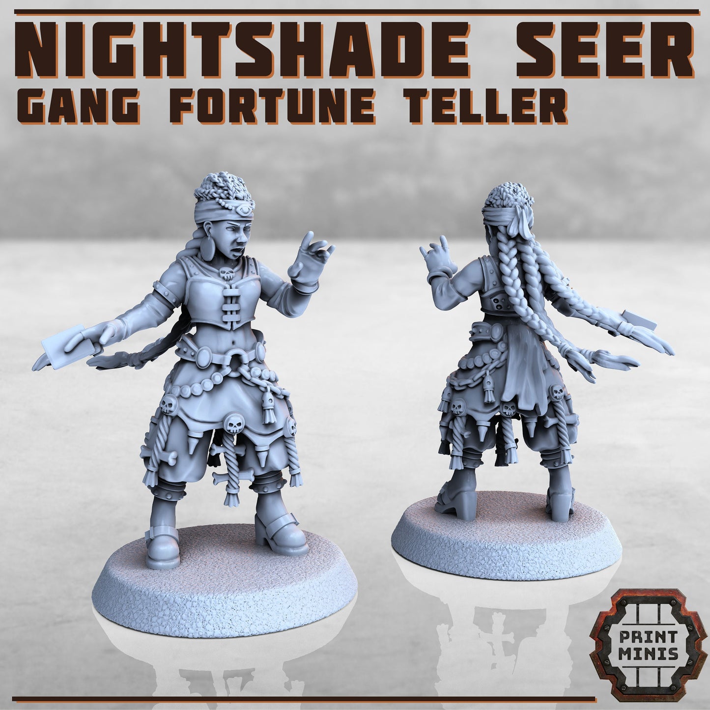 Nightshade Seer by Print Minis Miniatures