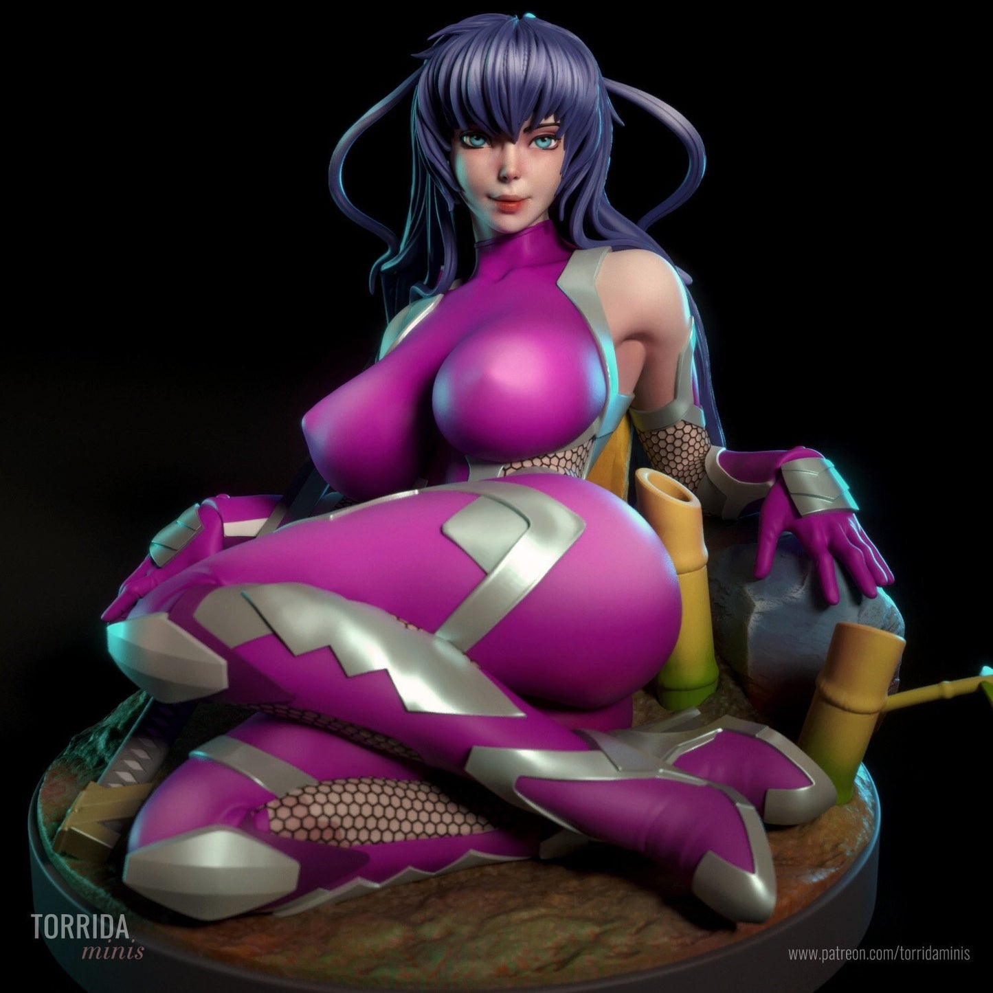 Asagi Ninja  Statue Model Kit by Torrida Minis