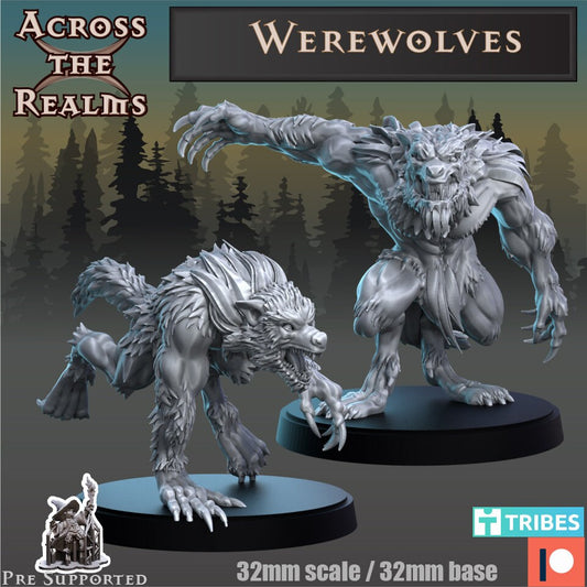 Werewolves from the Dark Woods by Across the Realms Miniatures