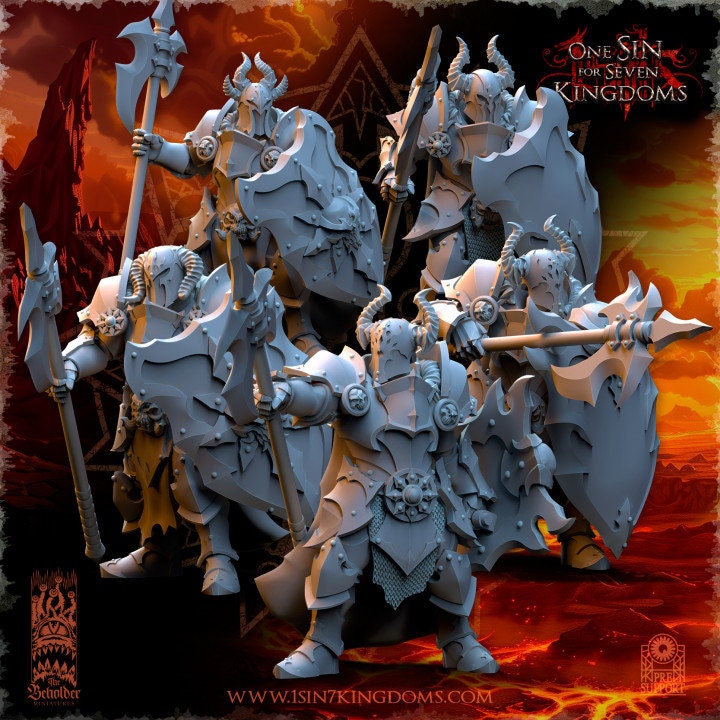 Realm of Mayhem Warriors  by Beholder Miniatures