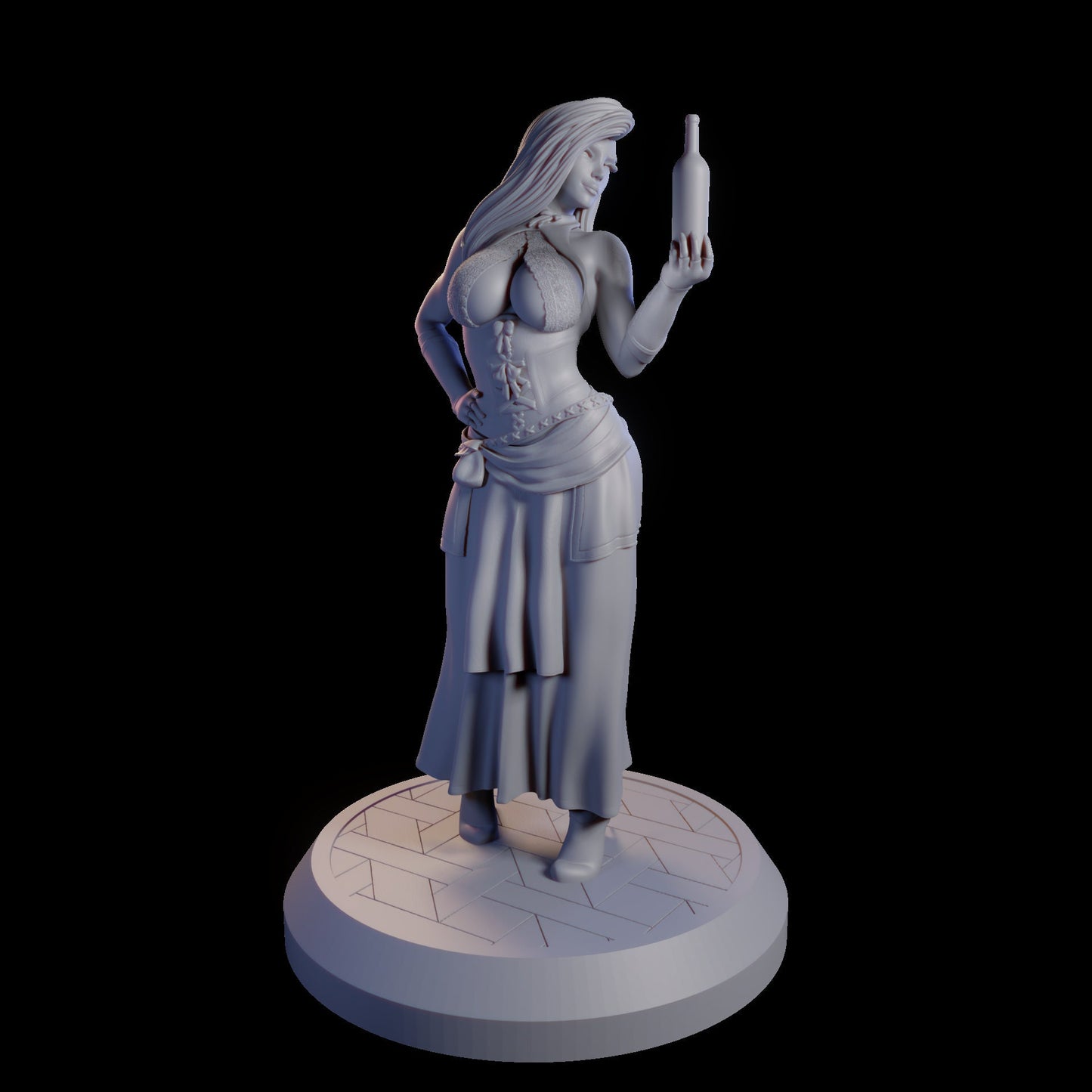 Morgana Vampire Barmaid by QB Works Miniatures