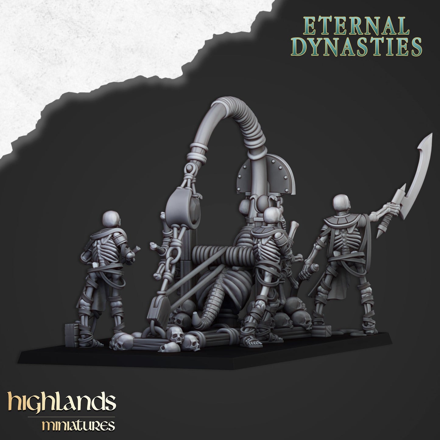 Ancient Stone Thrower From Eternal Dynasties By Highland Miniatures