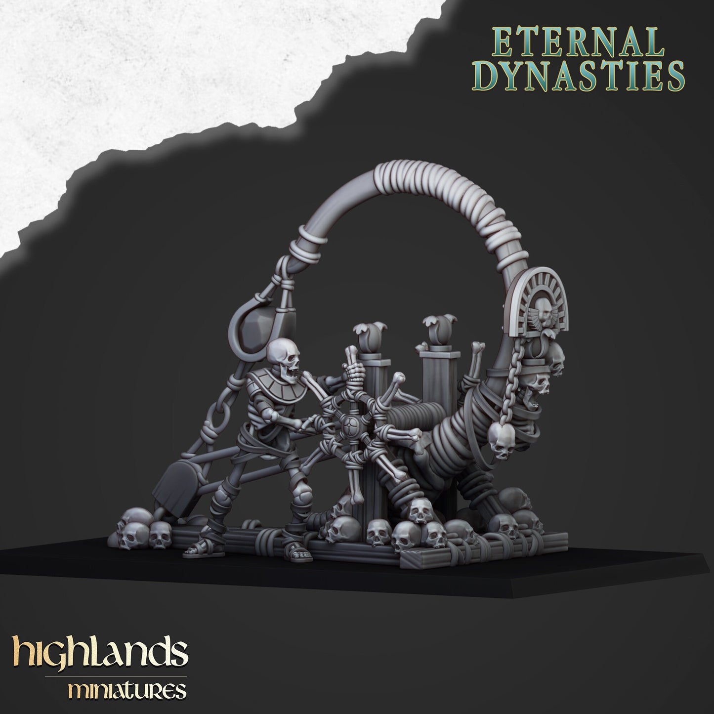 Ancient Stone Thrower From Eternal Dynasties By Highland Miniatures