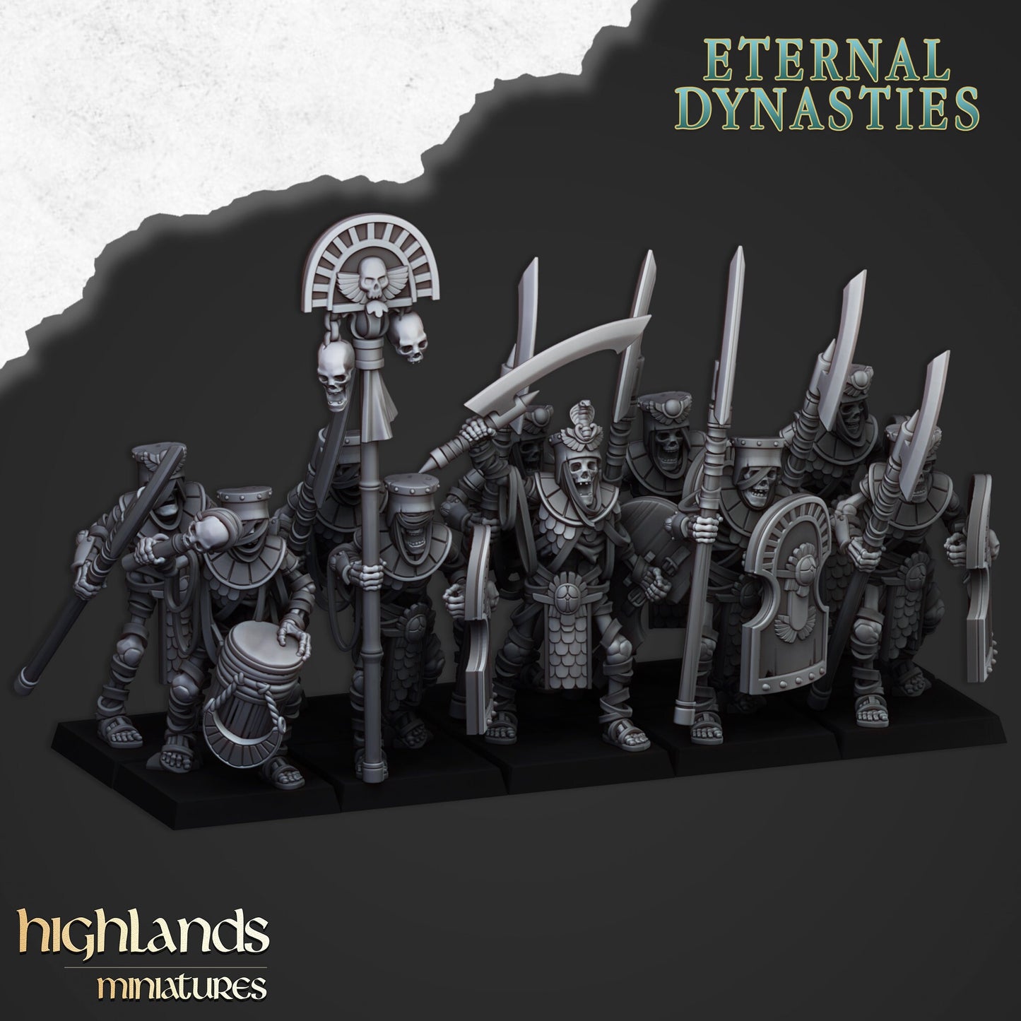 Ancient Guard Unit From Eternal Dynasties By Highland Miniatures