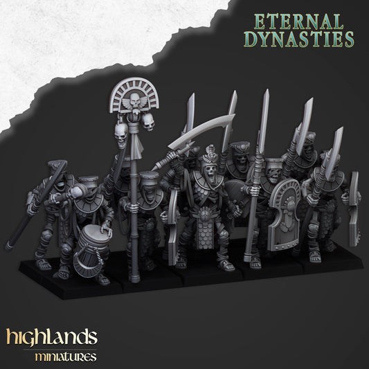 Ancient Guard Unit From Eternal Dynasties By Highland Miniatures