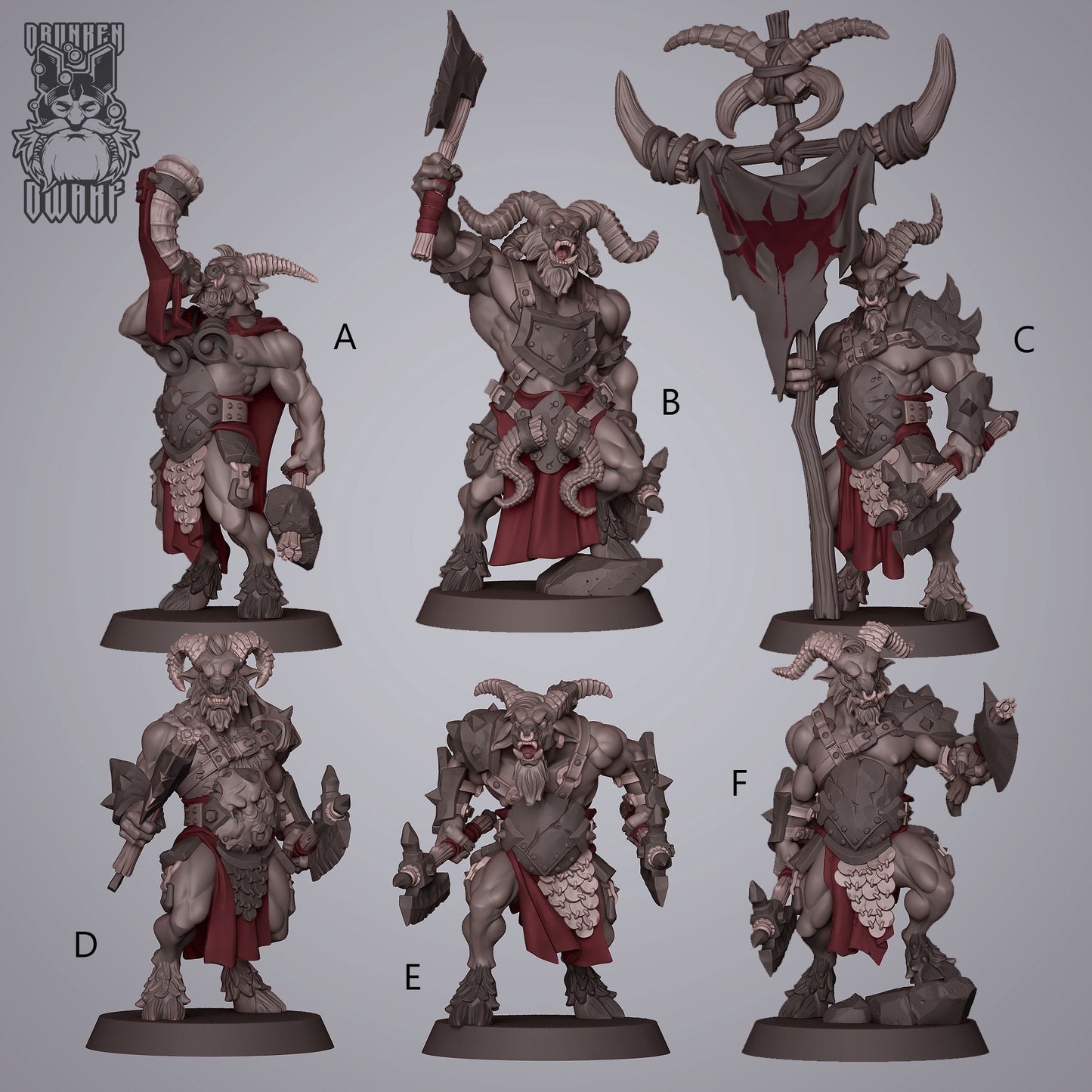 Goatmen by Drunken Dwarf Miniatures