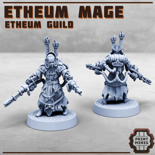 Etheum Mage from Etheum Guild by Print Minis Miniatures