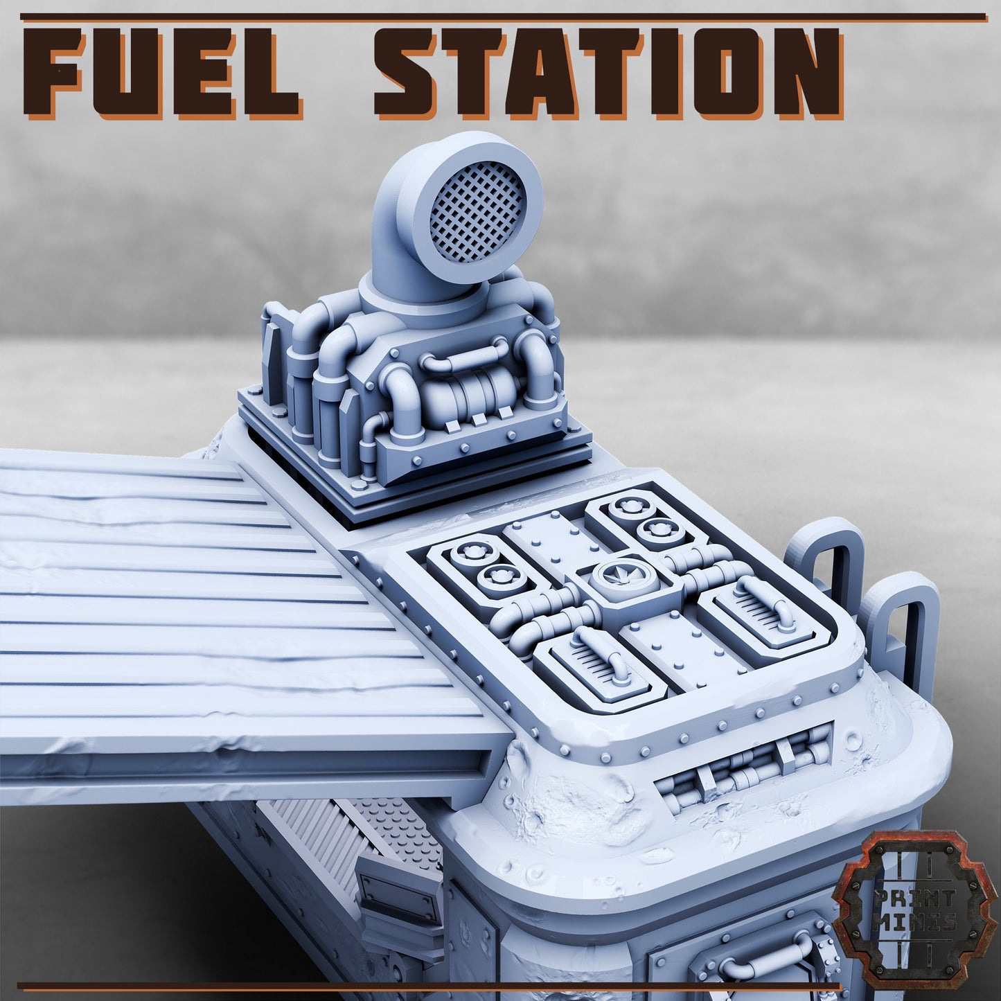 Fuel Station by Print Minis Miniatures