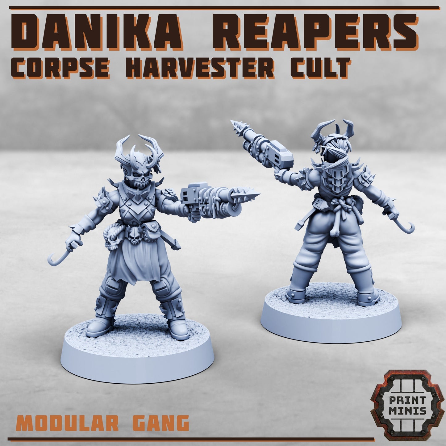 Danika Reapers Gang by Print Minis Miniatures