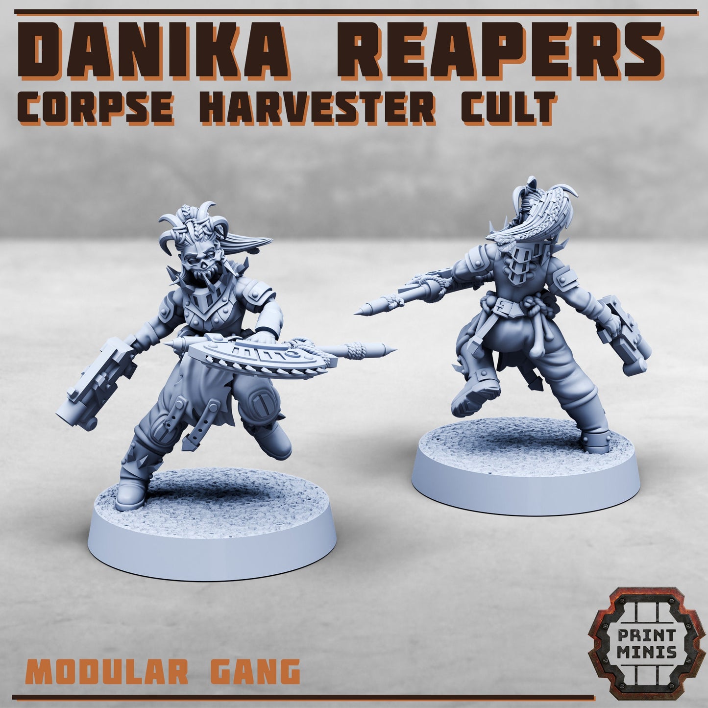 Danika Reapers Gang by Print Minis Miniatures