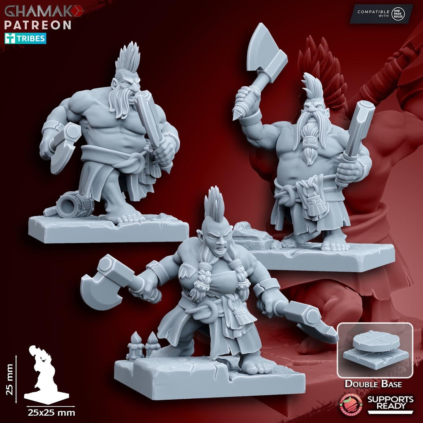 Clan Berzerkers by Ghamak Miniatures