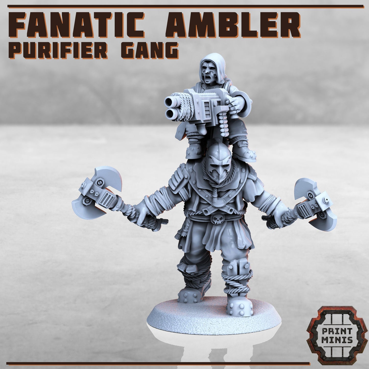 Fanatic Ambler Purifier Gang by Print Minis Miniatures