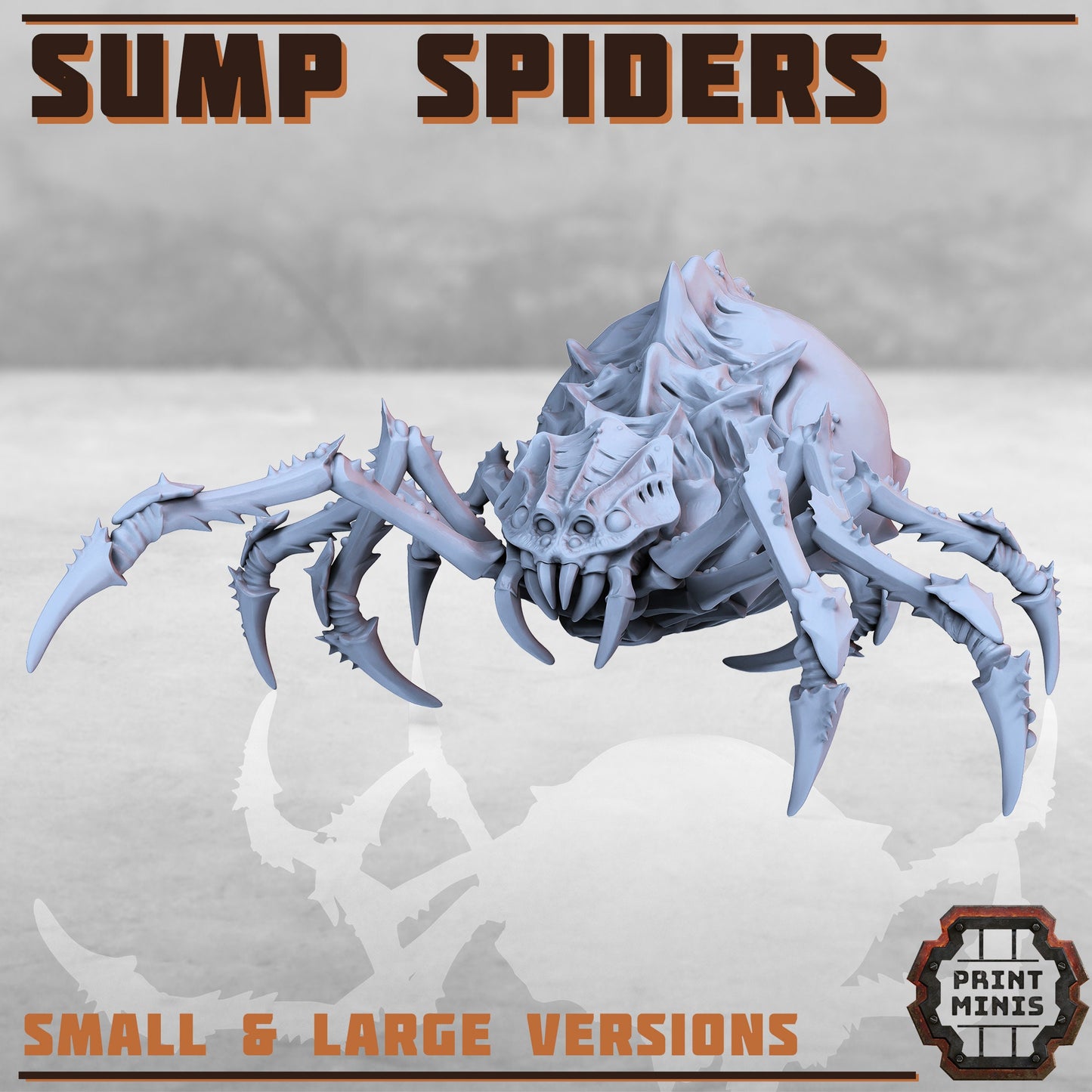 Sump Spiders by Print Minis Miniatures