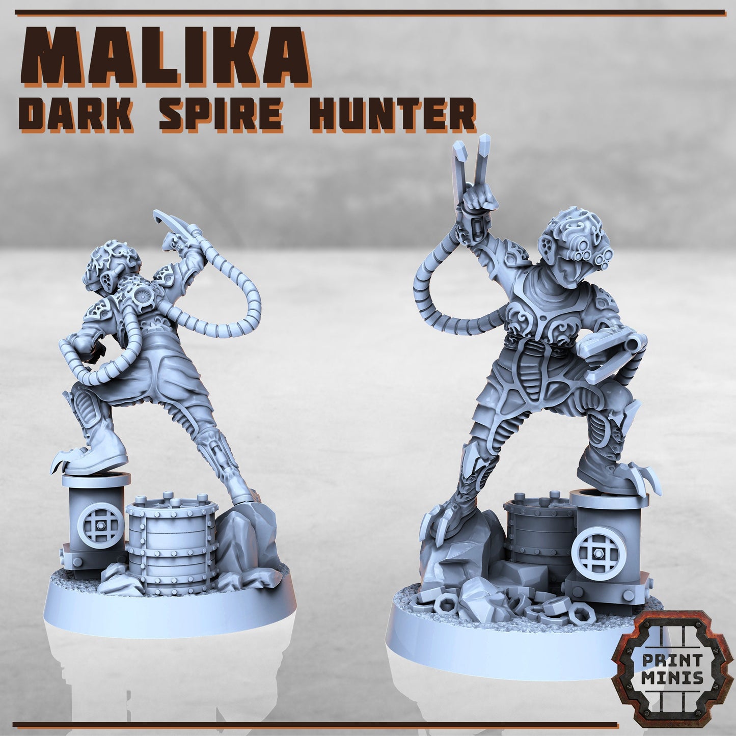 Dark Spire Hunters Gang by Print Minis Miniatures