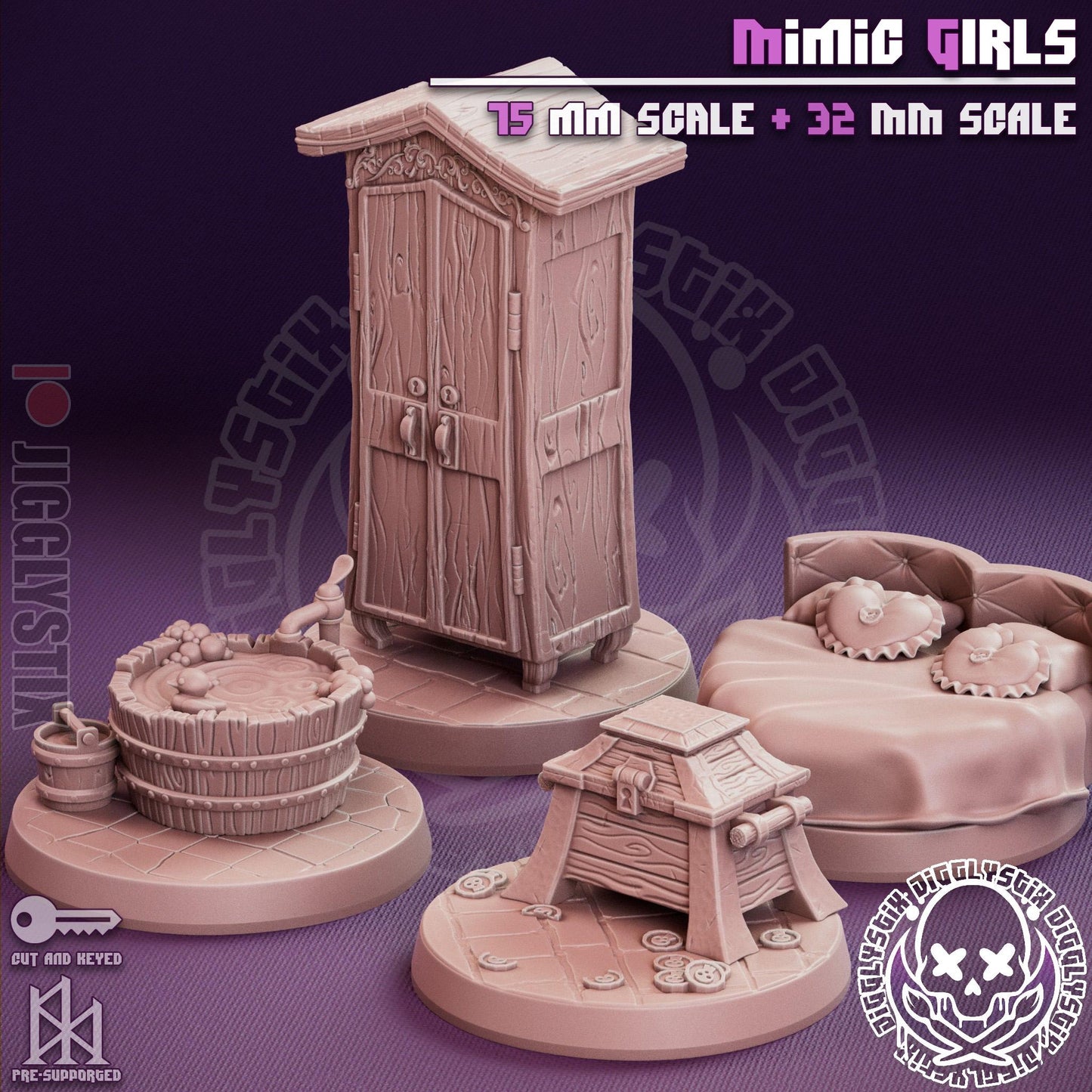 Mimic Girls by Jigglystix Pin Up Factory