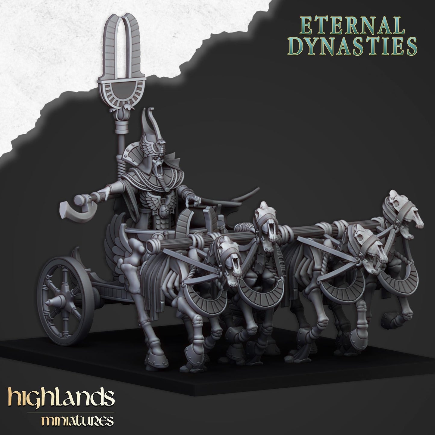 Eternal Pharaohs Chariot From Eternal Dynasties By Highland Miniatures