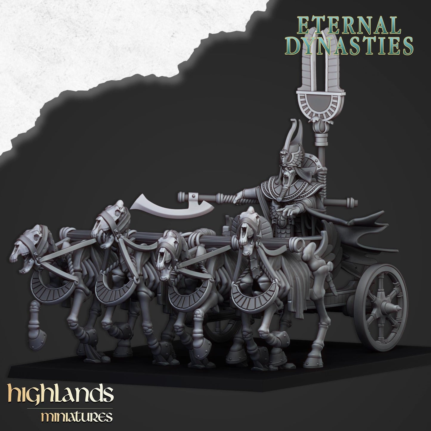 Eternal Pharaohs Chariot From Eternal Dynasties By Highland Miniatures