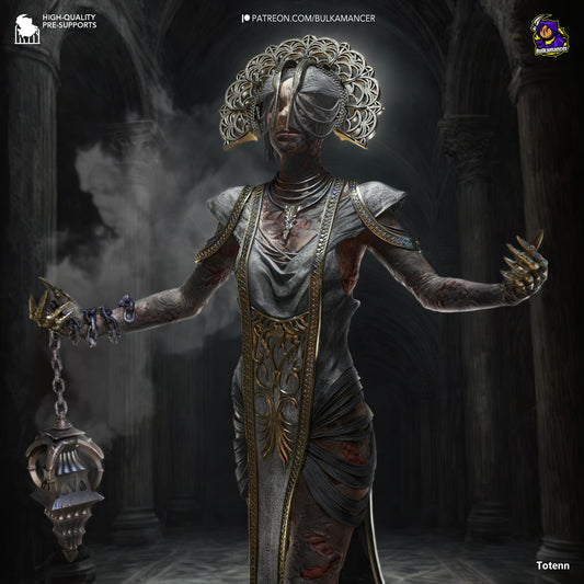 Plagued Priestess of Babylon  Statue Model Kit by Bulkamancer Sculpts