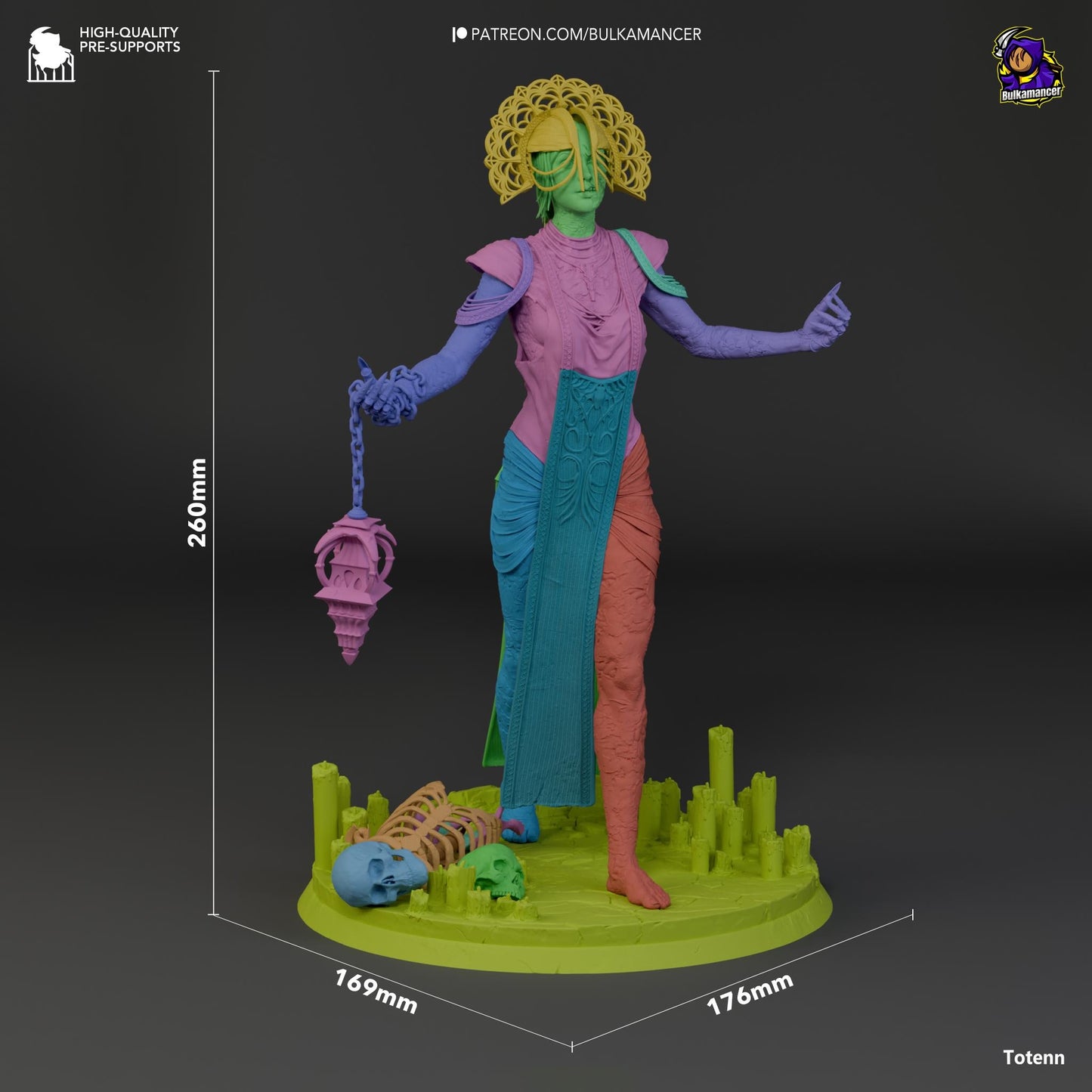 Plagued Priestess of Babylon  Statue Model Kit by Bulkamancer Sculpts