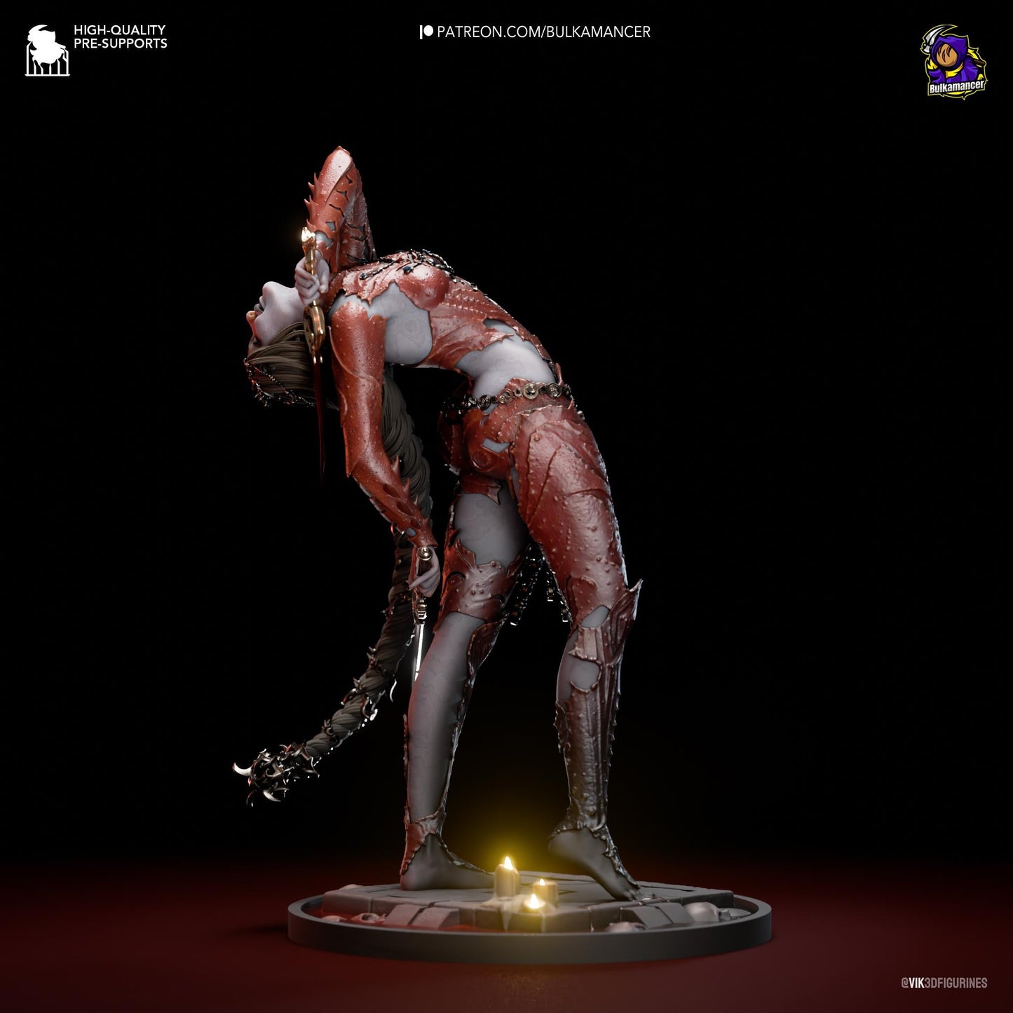 Adept of Murder Statue Model Kit by Bulkamancer Sculpts