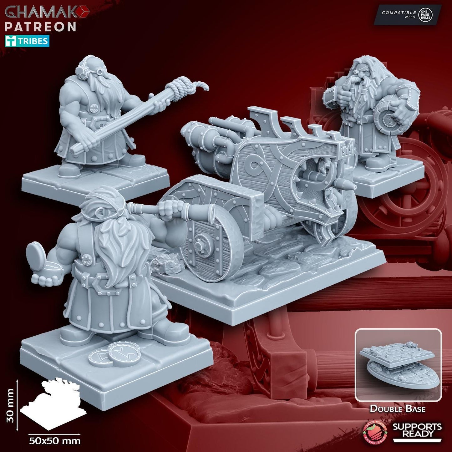 Dwarven Flame thrower by Ghamak Miniatures