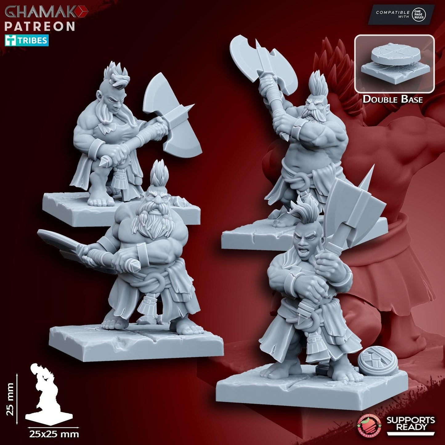 Clan Berzerkers by Ghamak Miniatures