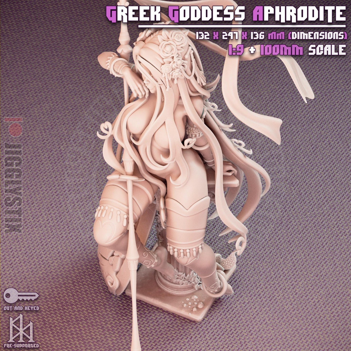 Greek Goddess Aphrodite by Jigglystix Pin Up Factory Miniatures