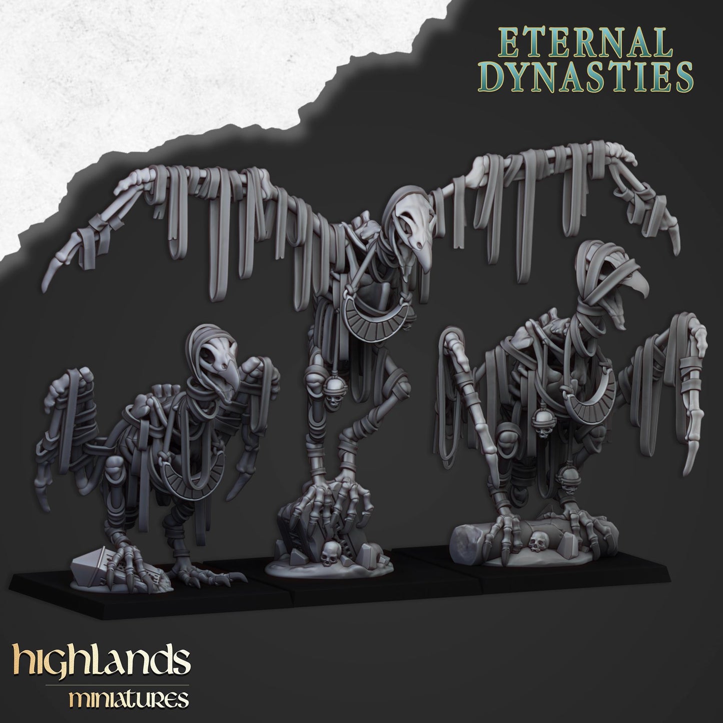 Sand Vultures From Eternal Dynasties By Highland Miniatures