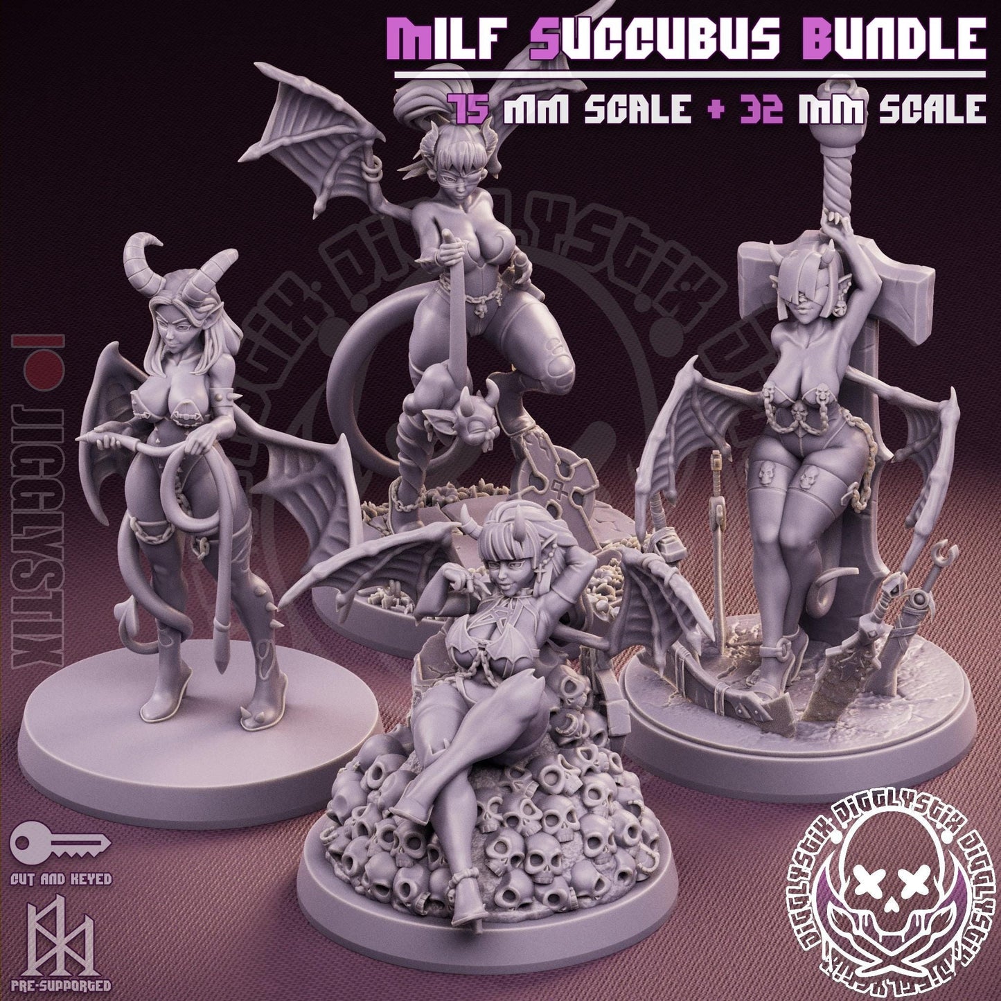 Milf Succubus Bundle by Jigglystix Pin Up Factory