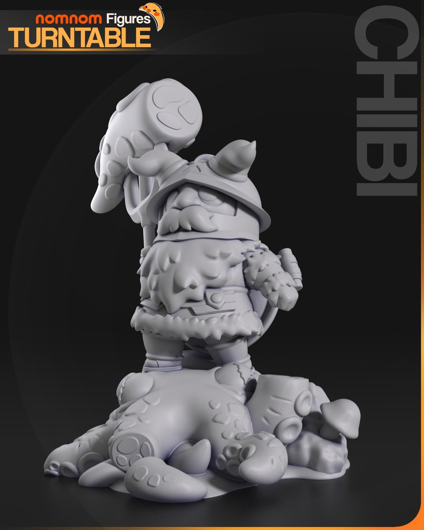 Chibi Dungeon Meshi Statue Model Kit by Nom Nom Figures