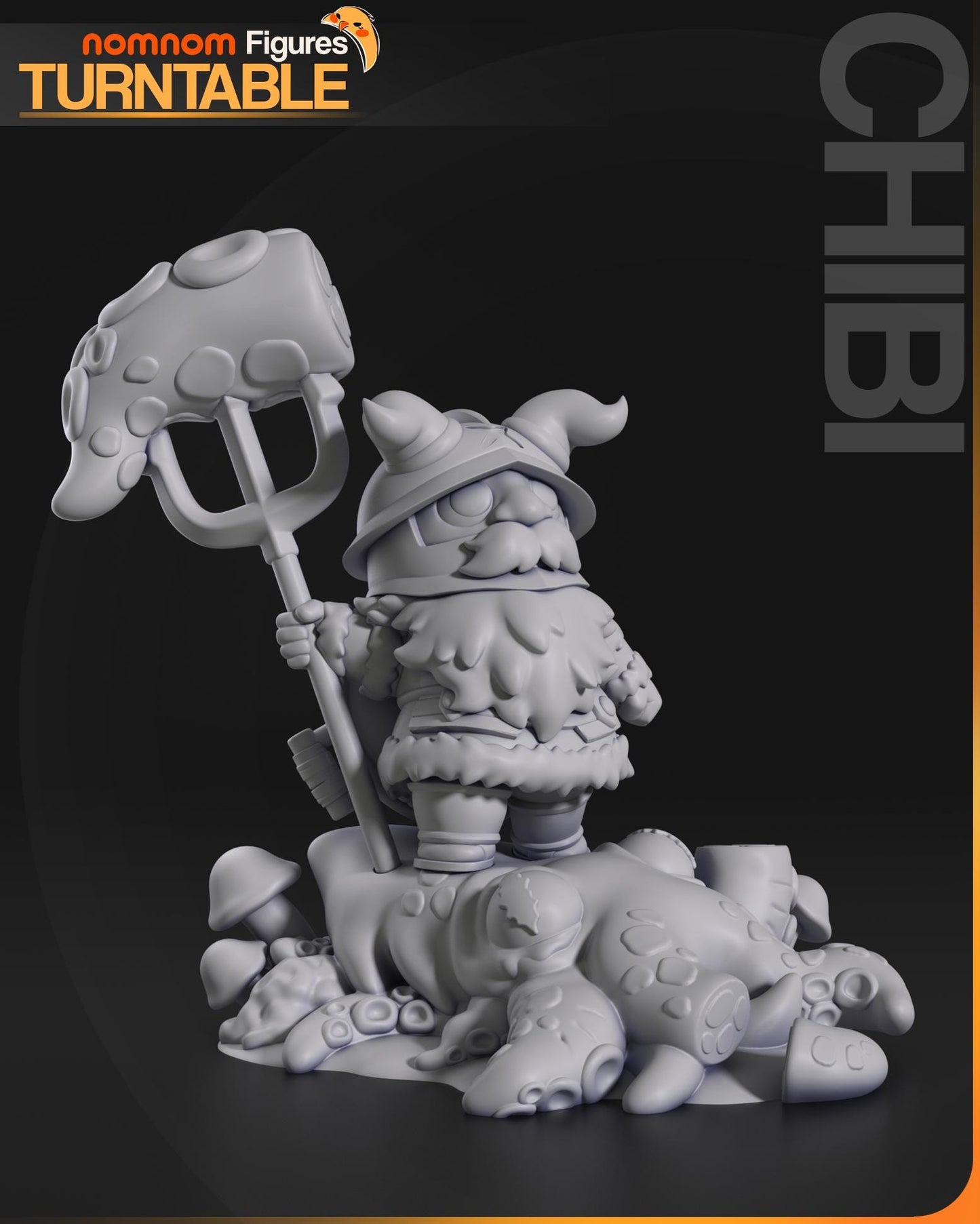 Chibi Dungeon Meshi Statue Model Kit by Nom Nom Figures