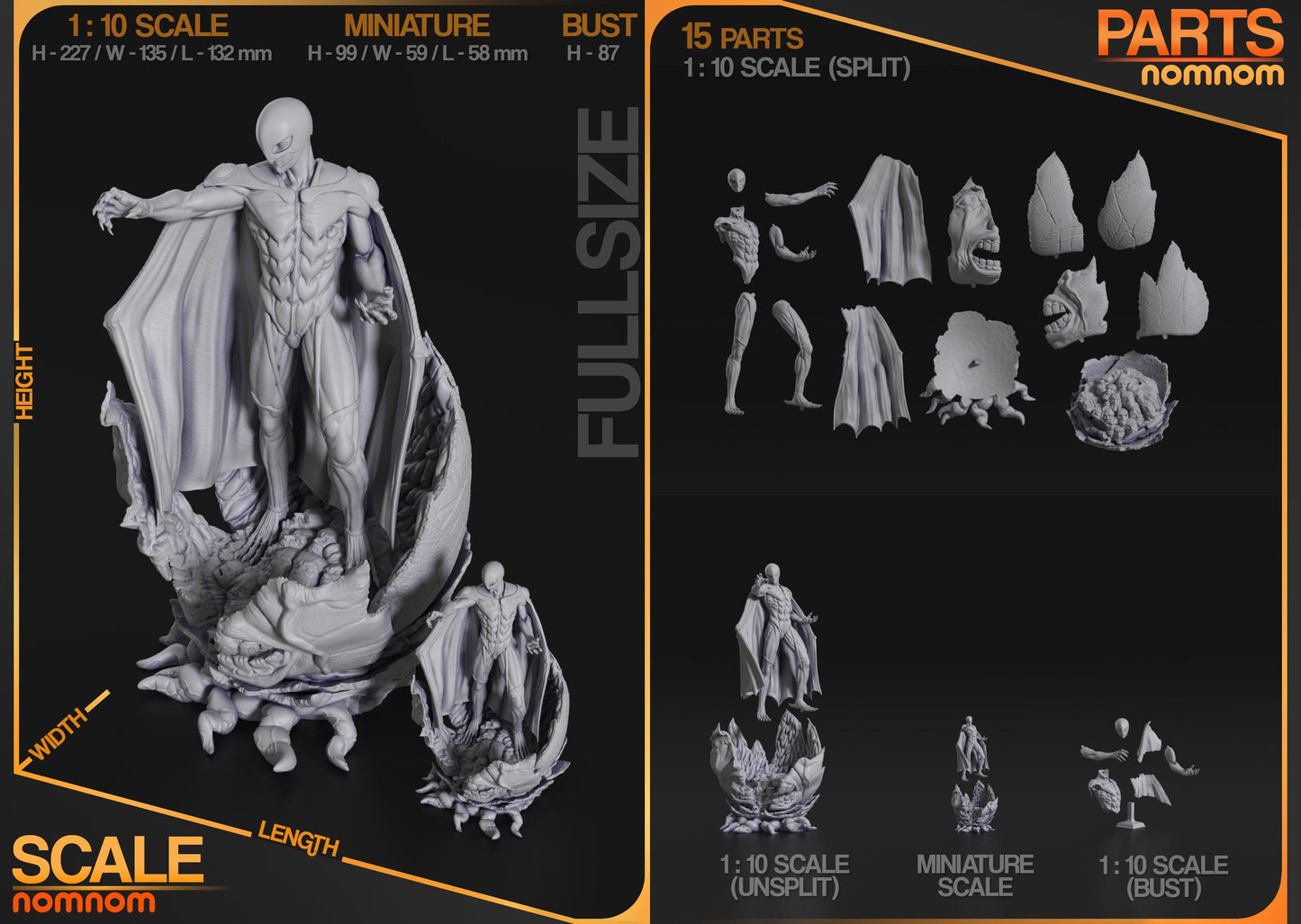 Femto Statue Model Kit by Nomnom Figures