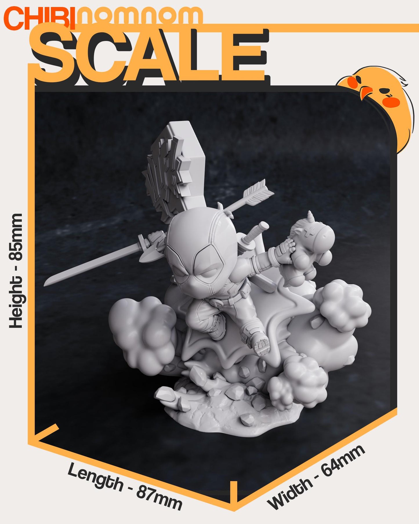 Chibi DP Statue Model Kit by Nomnom Figures