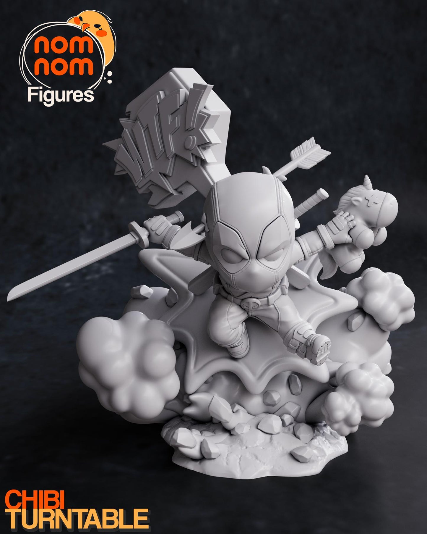 Chibi DP Statue Model Kit by Nomnom Figures