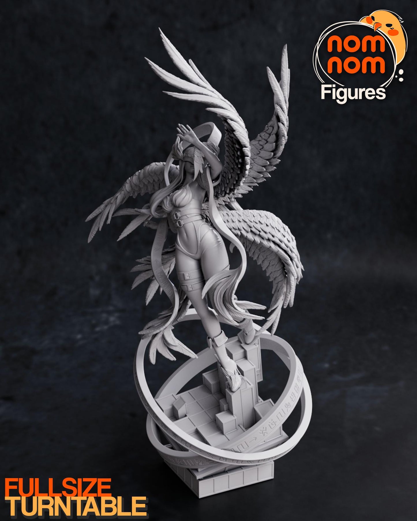 Angewoman Statue Model Kit by Nomnom Figures