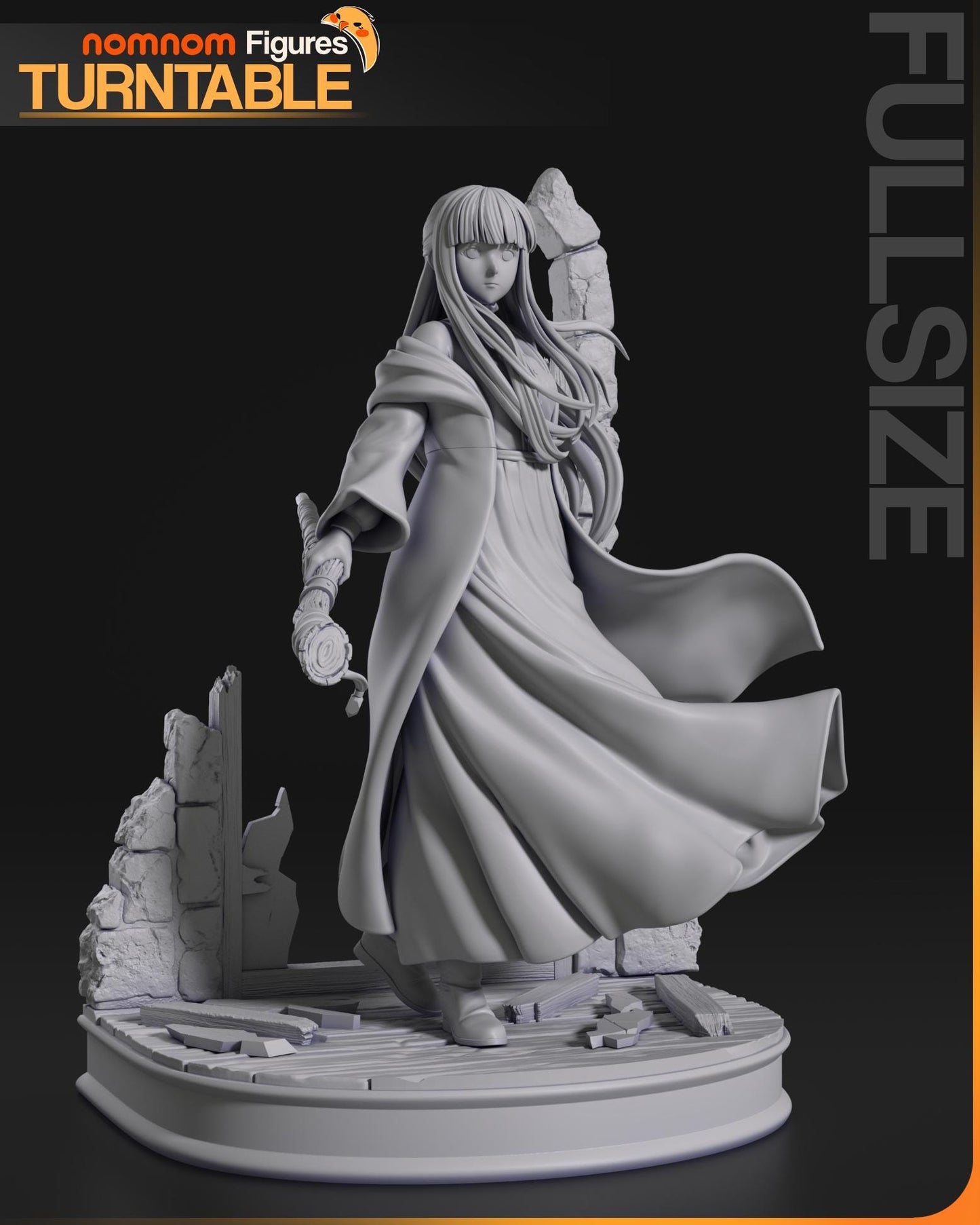 Fern Statue Model Kit by Nomnom Figures